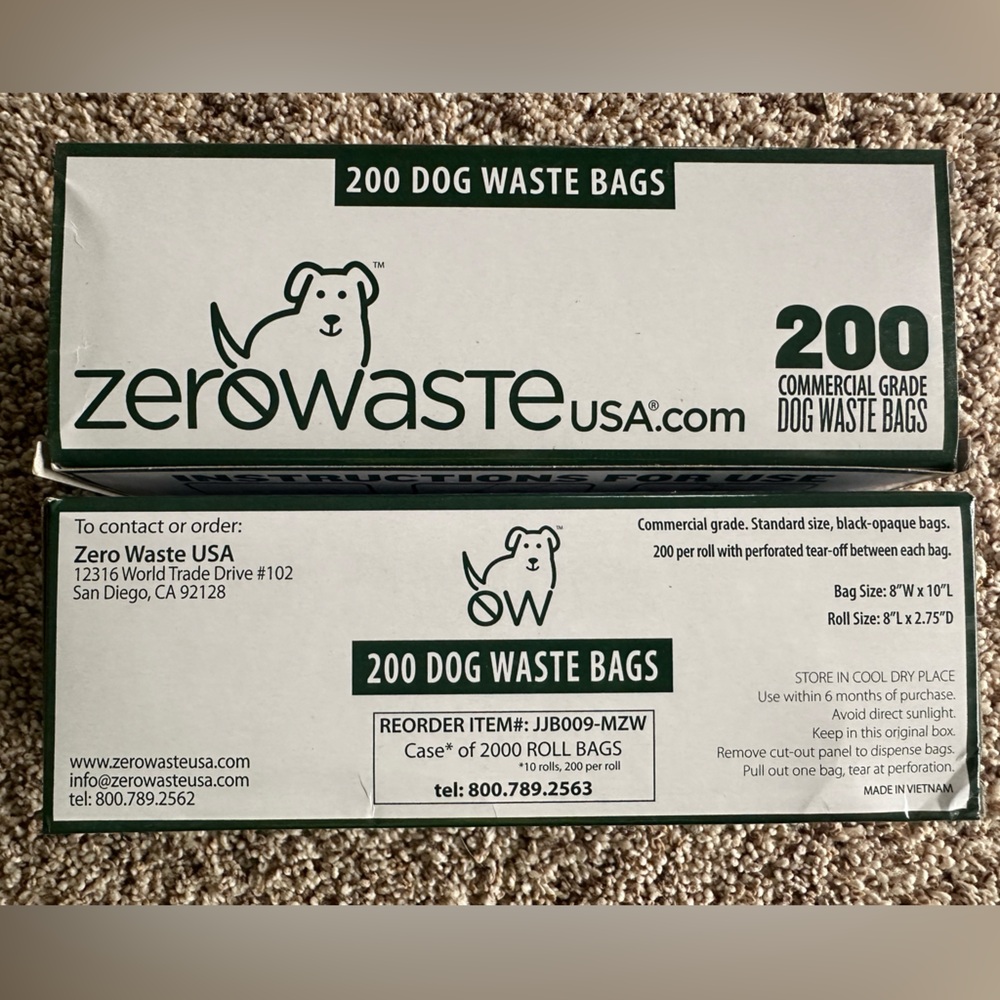 Zerowaste USA Dog Waste Bags